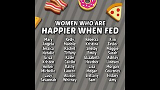 Women Who Are Happier When Fed [GMG Originals]