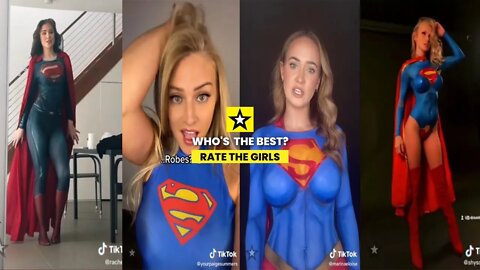 Rate the Girls: Best Supergirl Superwoman TikTok Cosplay Contest #8 🦸💙 (Superman - DC)