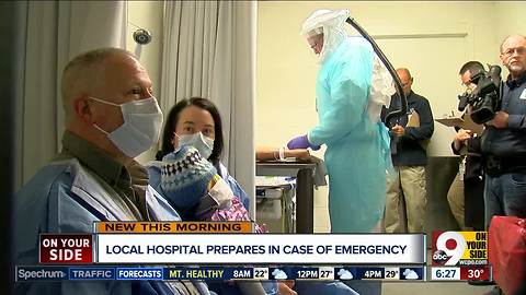 St. Elizabeth staff drill for disease outbreak