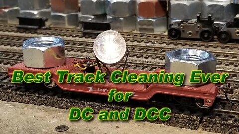 Best Track Cleaning Car Ever for DC and DCC