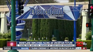 Disneyland employees facing an uncertain future as park, governor at odds over reopening