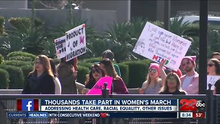 Thousands take part in women's march