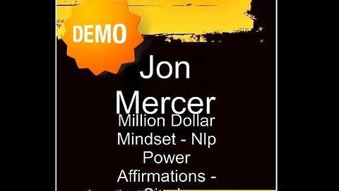 NLP Power Affirmations - Million Dollar Mindset DEMO