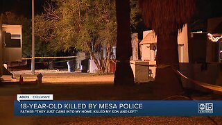 Mesa father speaks after police kill armed 18 year old son