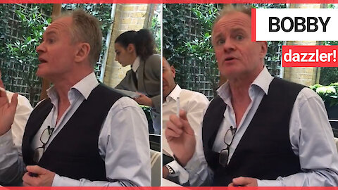 Bobby Davro recites nearly all the countries in the world at speed