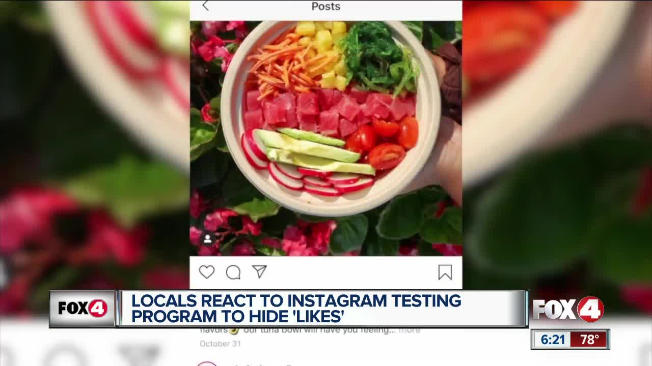 SWFL businesses react to Instagram testing program to hide 'likes'
