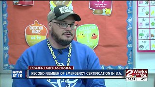 Record broken for emergency teacher certifications