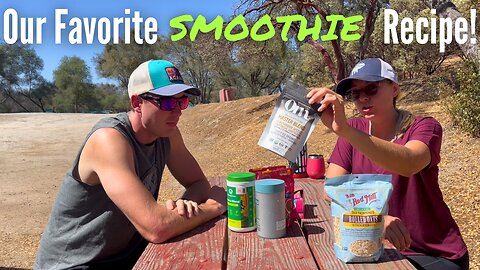🫐How We Make Smoothies During Van Life + Our Favorite Recipe!