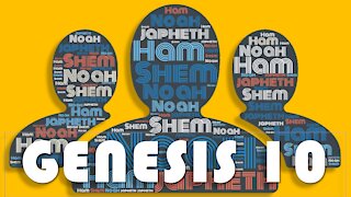 Genesis Chapter 10 ~ Bible Study Quiz