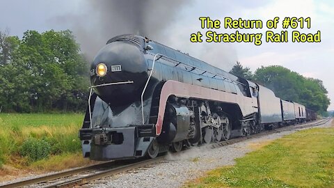 Return of 611 to Strasburg Rail Road