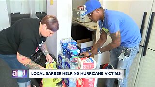 Local barber collecting donations to help areas ravaged by Dorian