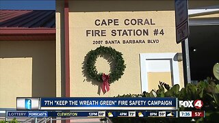 7th "Keep the Wreath Green" fire safety campaign