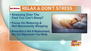 Sleep Tip Of The Day: Relax And Don't Stress!