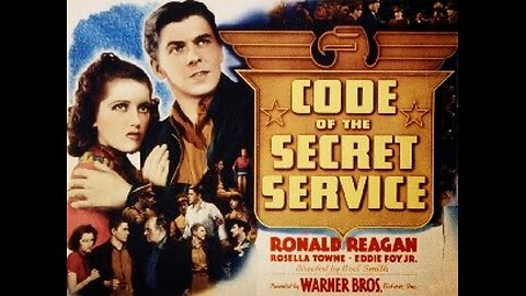 Code of the Secret Service 1939 colorized (Ronald Reagan)