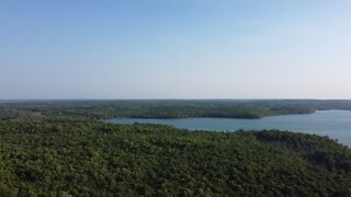 White Earth Lake Mn Dji Drone Panoramic Shot