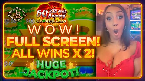 WOW! I Got A FULL Screen! On Clover Link Slots 🍀 MASSIVE Win!