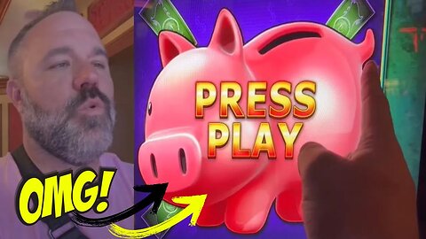 I Got EXCITED For this GIANT Start on Piggy' Bankin- So I Tickled It's A$$!! 5 Hand Pay Jackpots