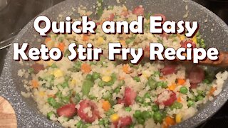Quick and Easy Keto Stir Fry Recipe – Cauliflower Fried Rice 2021
