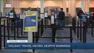 Holiday travel continues despite warnings