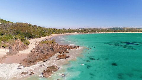 Aerial record, beautiful island