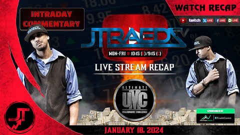 Ultimate Millionaire Challenge | Thursday | Intraday Commentary | January 18, 2024