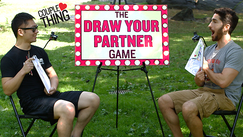 Couples drawing challenge: How to draw your partner