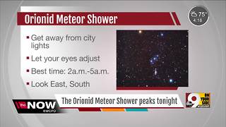 Orionid Meteor Shower peaks Friday night