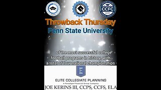 #ThrowbackThursday - Penn State University