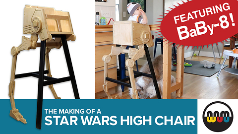 Making a Star Wars Highchair