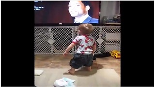 Dancing Baby Loses It To Will Smith's 'Gettin' Jiggy Wit It'