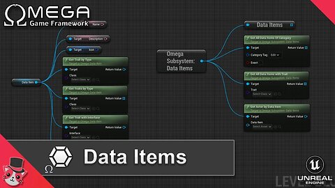 Data Items - Omega Game Framework | Unreal Engine Tutorial