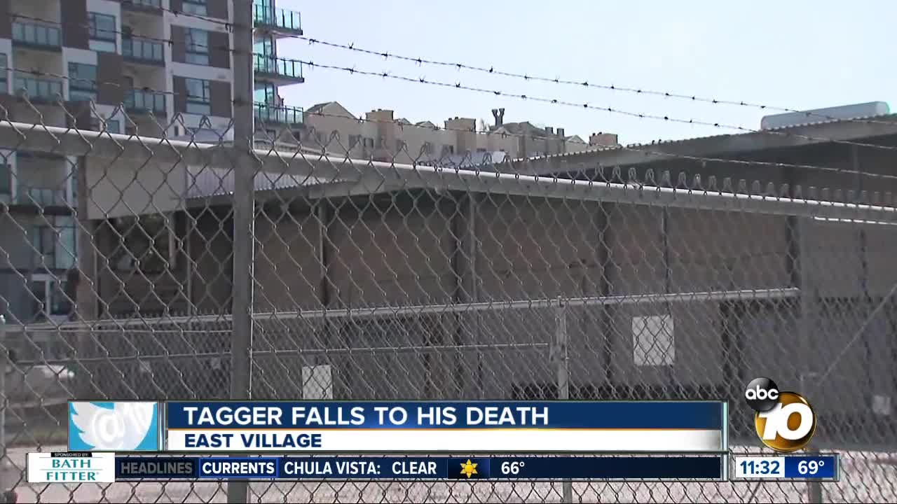 Tagger falls to his death in East Village