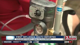 Flu-related death reported in Douglas County