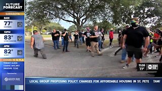 Protest in New Port Richey