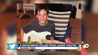 Instruments stolen from Junior Theatre on opening weekend