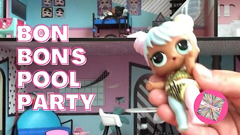 LOL Surprise Dolls | Bon Bon's pool party