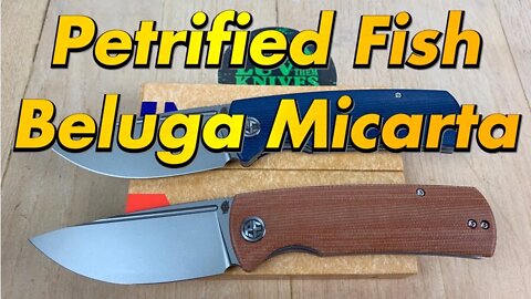 Petrified Fish PF P01 Beluga Update !! Micarta version !! plus optional washer conversion