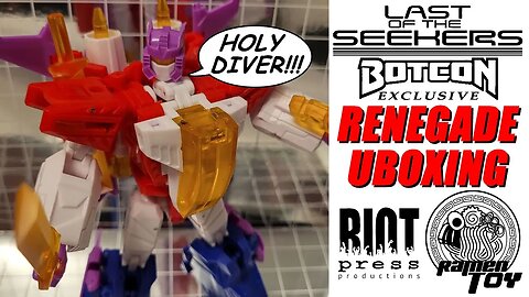 Last of the Seekers Botcon Exclusive Renegade - Unboxing, First Impressions / Review