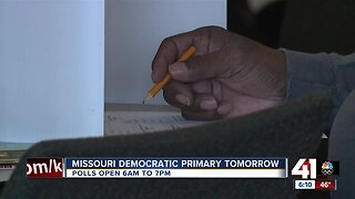 Missouri Democratic Primary tomorrow