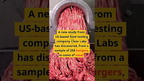 Your burger may contain human and rat DNA