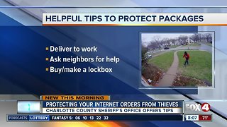 Keeping holiday packages out of thieves hands