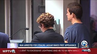 Man suspected of stealing Jaguar in court