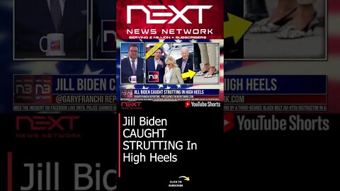 Jill Biden CAUGHT STRUTTING In High Heels #shorts