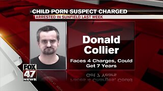 Child porn suspect charged