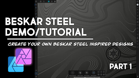 Beskar Steel Demo - Affinity Designer - Part 1