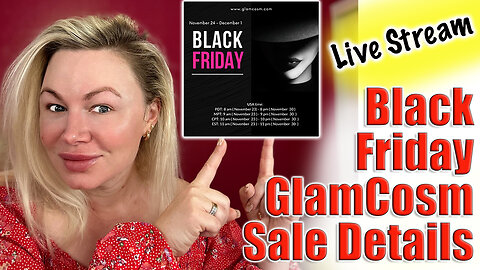 Glamcosm BLACK FRIDAY SALE - Code Jessica10 saves you 25% off all the things