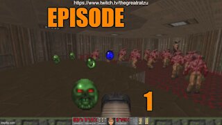 Chatzu Plays Doom 2 Episode 1 - Monsters And Mazes