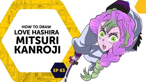 How to draw Love Hashira Mitsuri Kanroji ep63