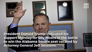 Donald Trump Endorses Roy Moore in Alabama Senate Race