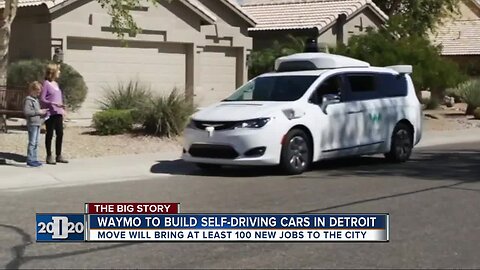 Waymo to build self-driving vehicles in Detroit and could hire at least 100 jobs